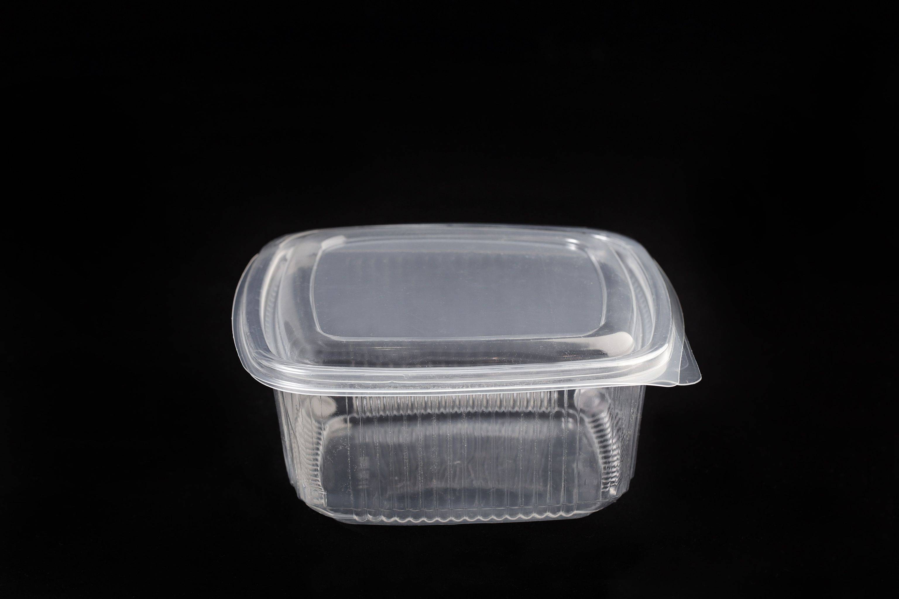 PP Container 500/1000cc black with Lid